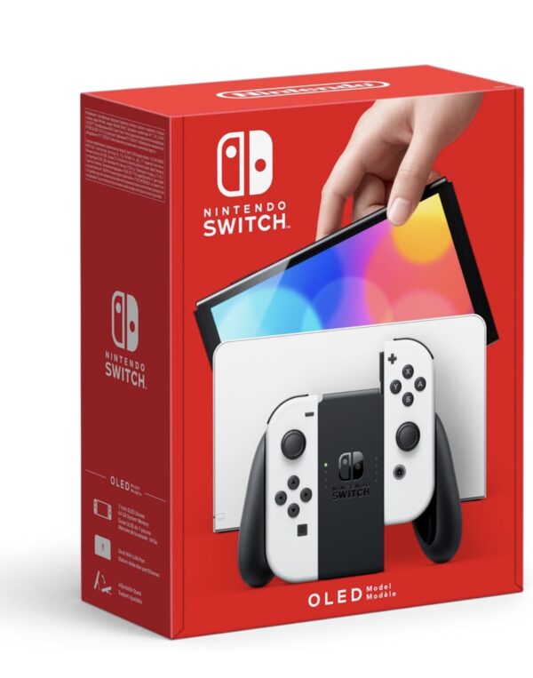 Nintendo Switch  Oled Neon Bianco-Usato