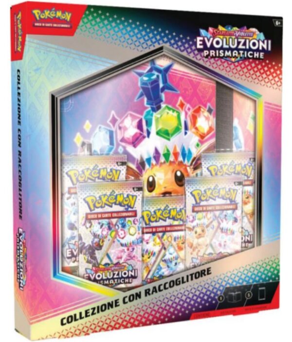 Carte Pokémon - Collezione Evoluzioni Prismatiche con Raccoglitore