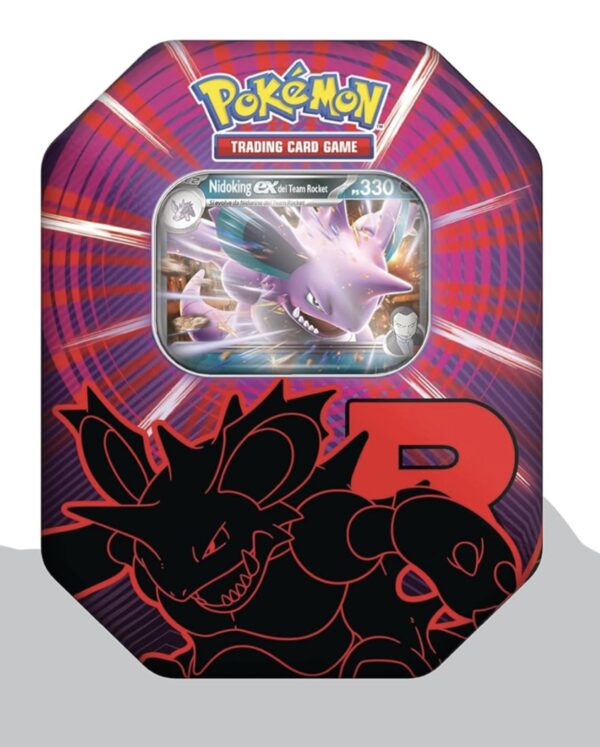 Pokémon: scatola da collezione Team Rocket - Nidoking-ex del GCC Pokémon