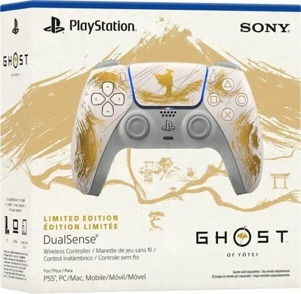 Controller Wireless Sony Dualsense Ps5 Ghost of Yotei Gold limited Edition
