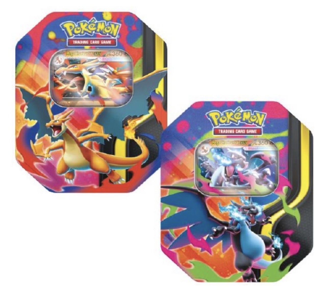 Pokémon - Mega Charizard X Mega Charizard Y - Tin Bundle da Collezione - Italiano