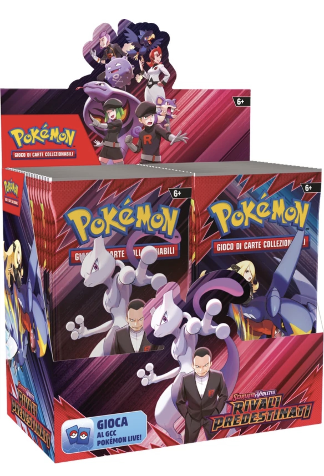 Pokémon Rivali Predestinati Display Box ITA 36 Buste Scarlatto e Violetto Sigillato