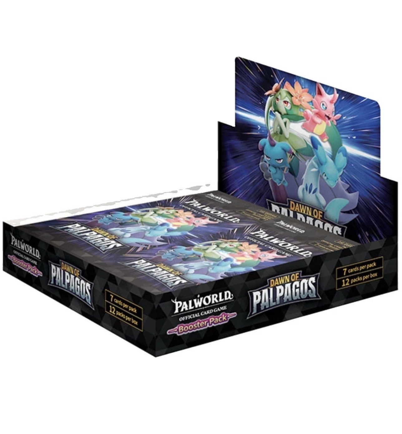 Palworld Official Card Game Dawn of Palpagos Booster Box Display 12 Buste EN