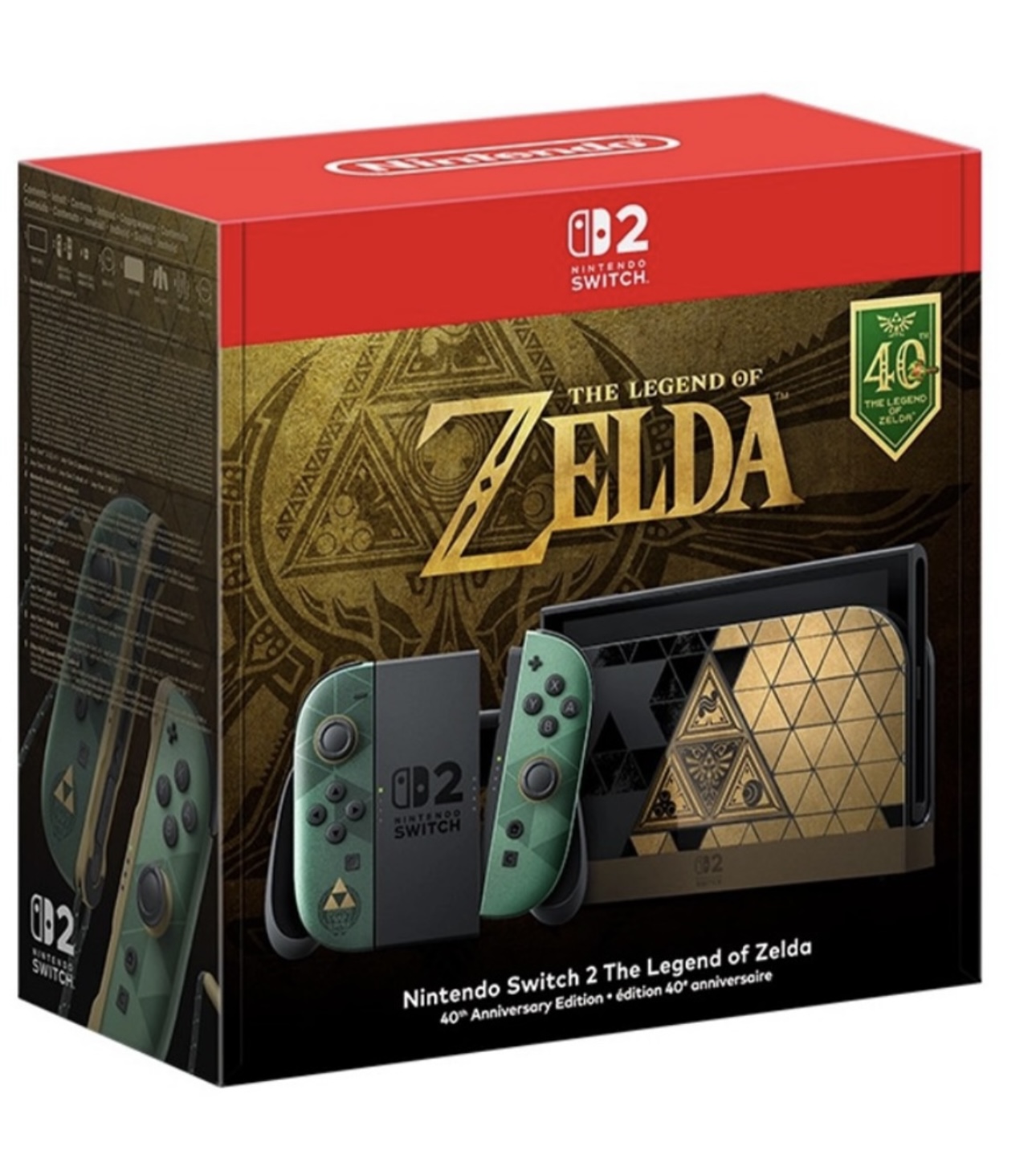 Nintendo Switch 2 – The Legend of Zelda 40° Anniversary Edition