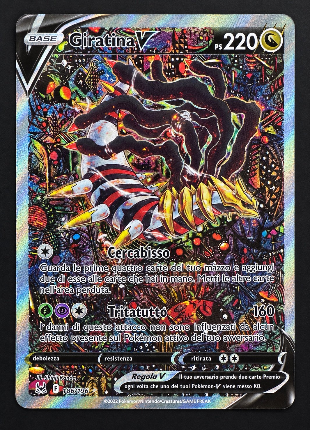 Pokémon Giratina V 186/196 Alternate Art – Origine Perduta ITA