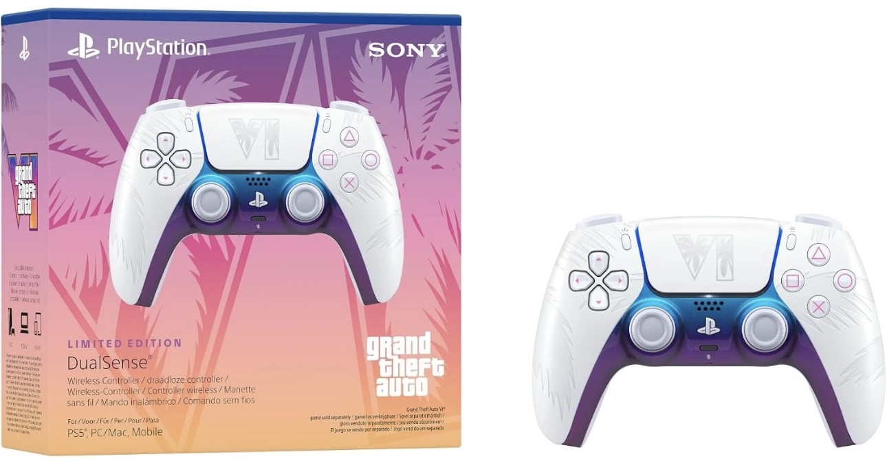 Sony DualSense PS5 Grand Theft Auto VI White Limited Edition