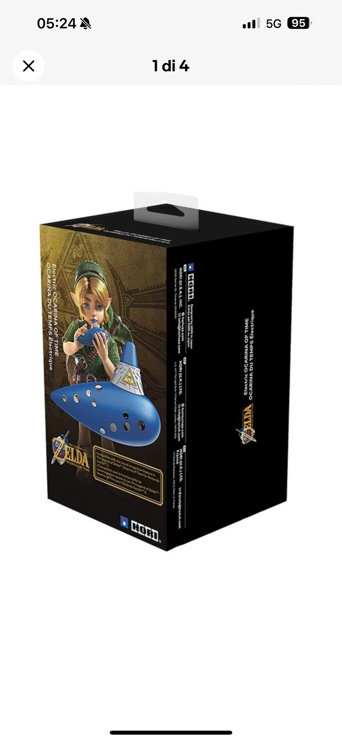 The Legend of Zelda Ocarina of Time – Ocarina Elettronica Nintendo Switch 2