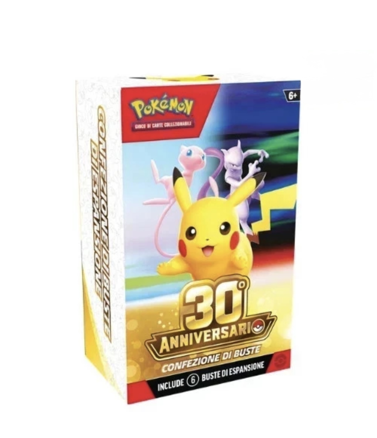 Pokémon GCC – 30° Anniversario – Confezione di Buste – 6 Buste di Espansione