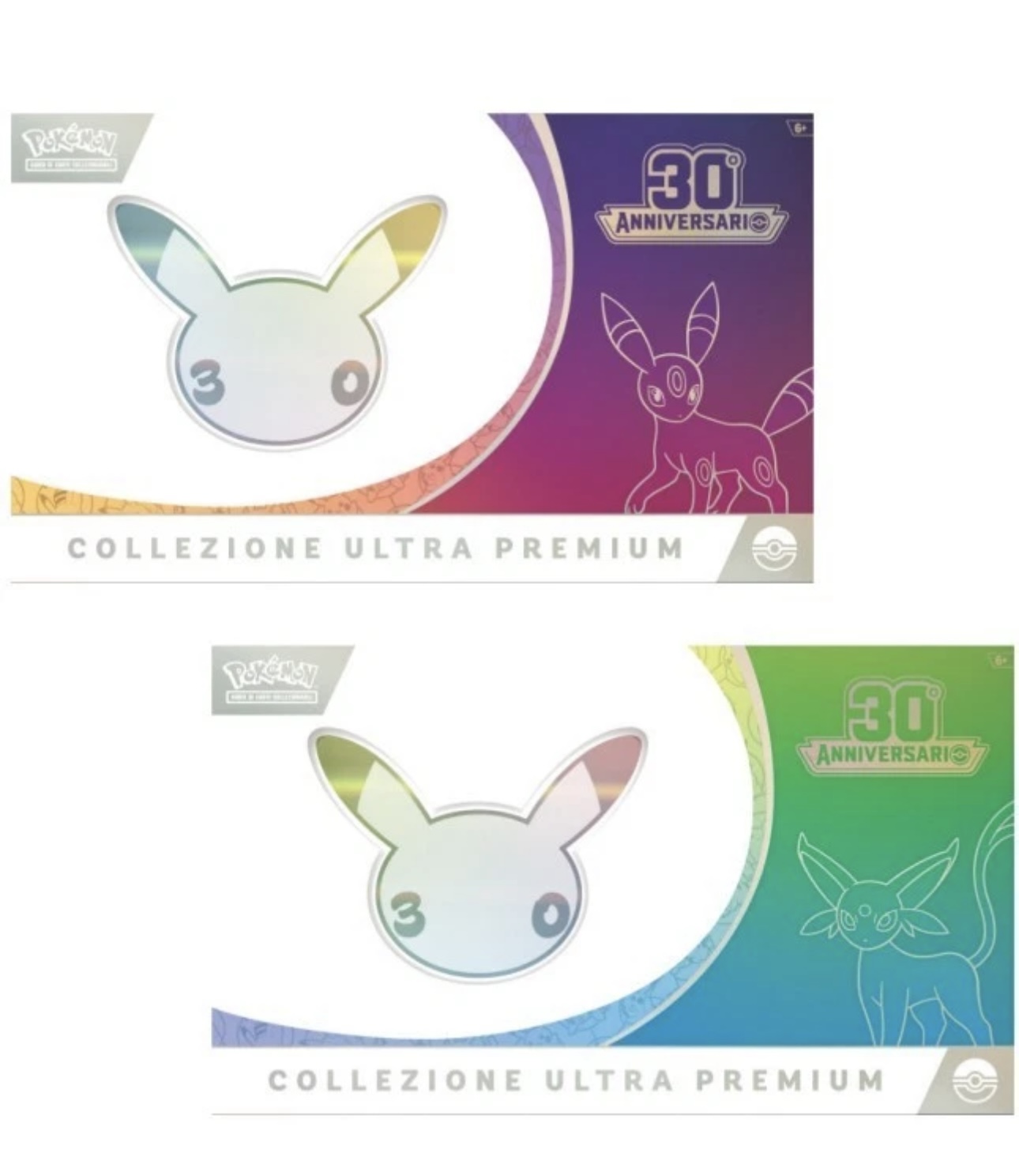 Pokémon GCC 30° Anniversario – Collezione Ultra Premium Espeon-ex / Umbreon-ex ITA